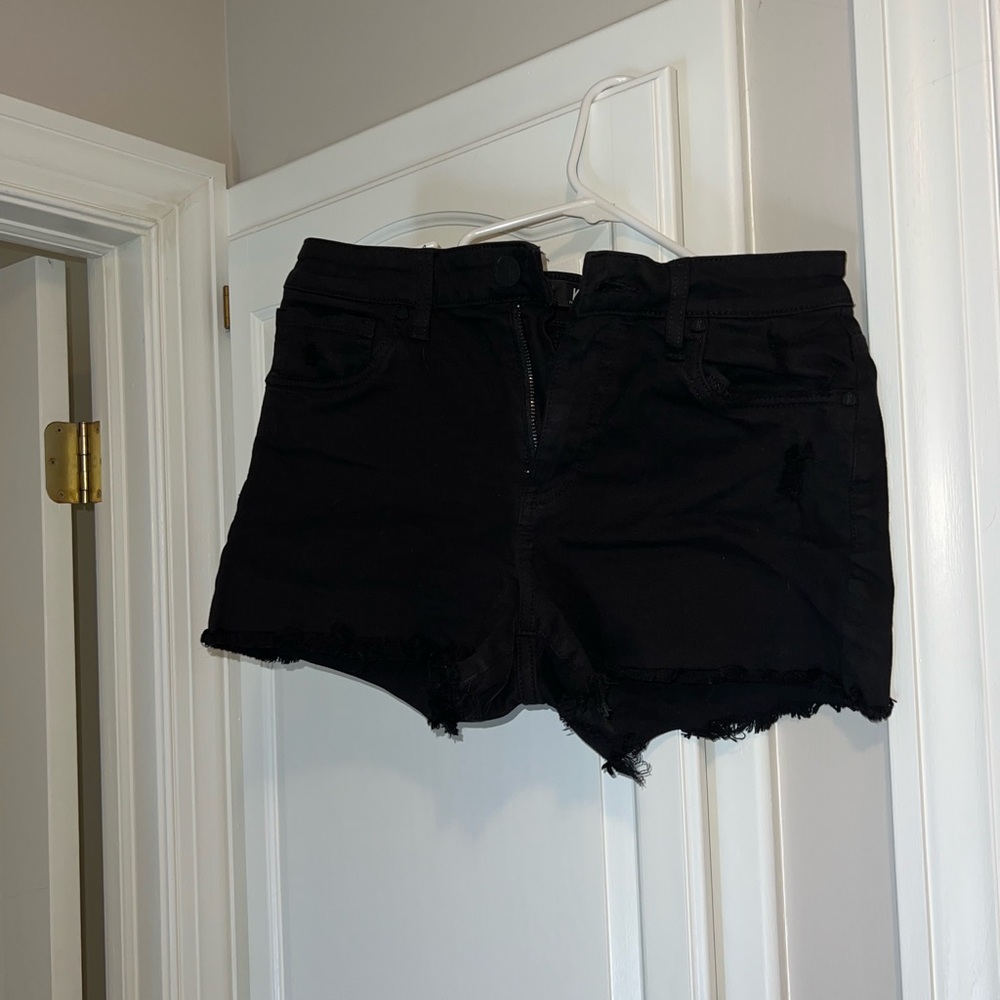 KUT from the Kloth Jane High‑Rise Shorts – Black — Size 2